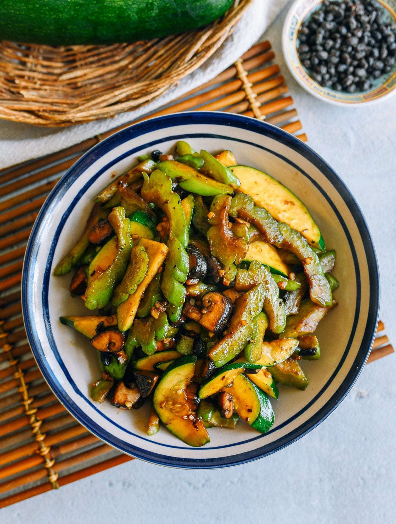 Bitter Melon Stir-Fry with Chili-Garlic Sauce