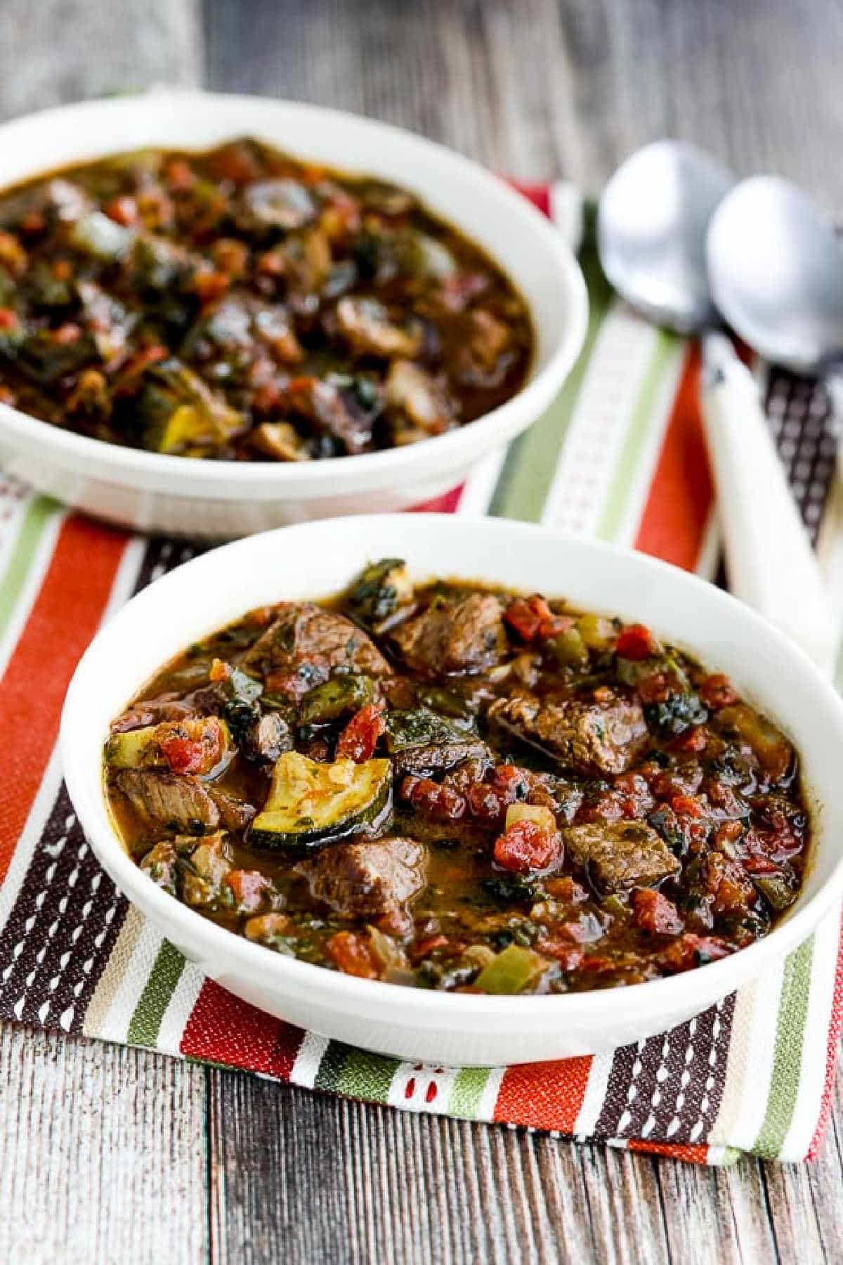 Set-And-Forget Keto Beef Stew with Zucchini and Mushrooms