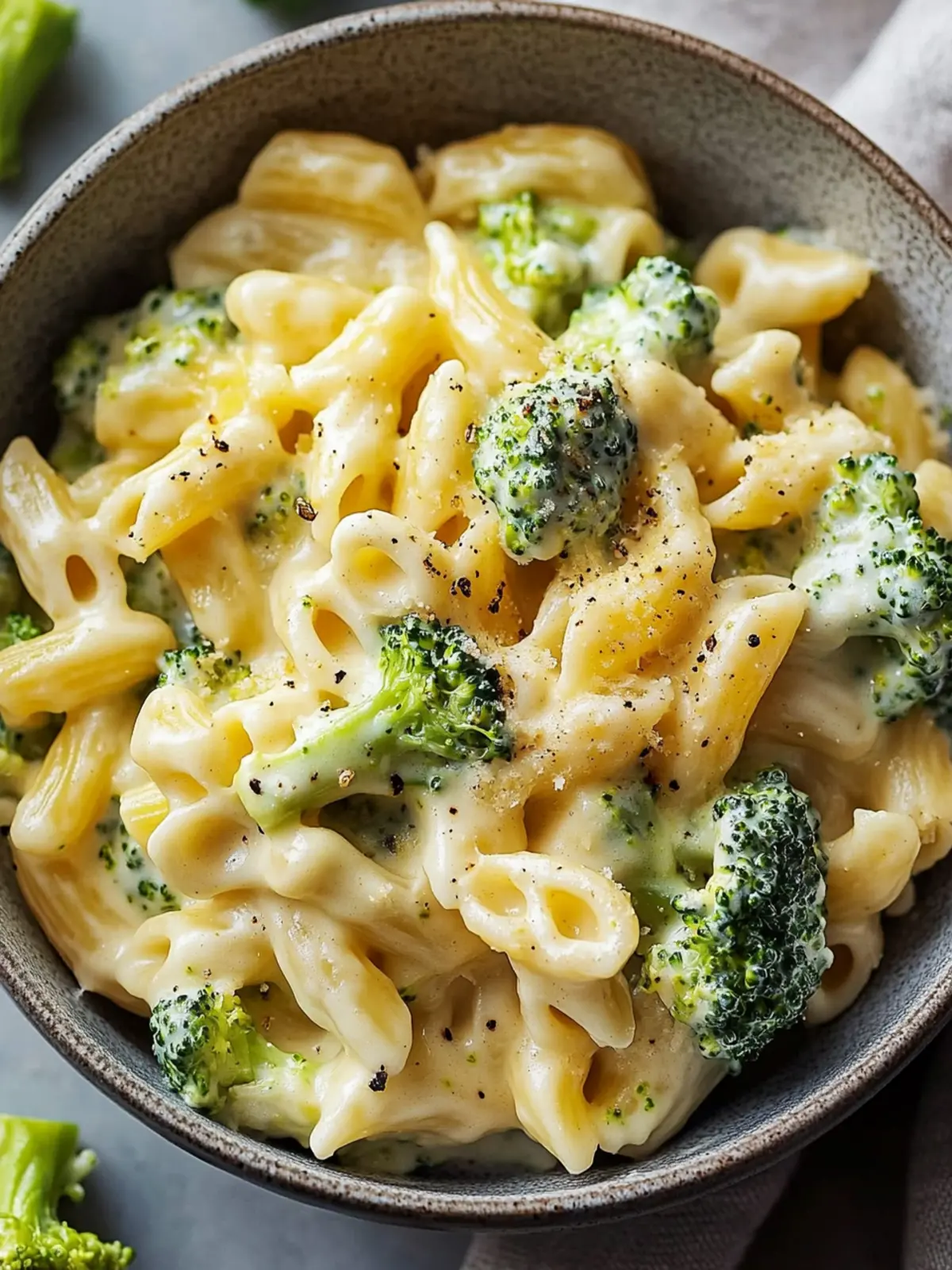 One-Pot Creamy Broccoli Pasta Bake