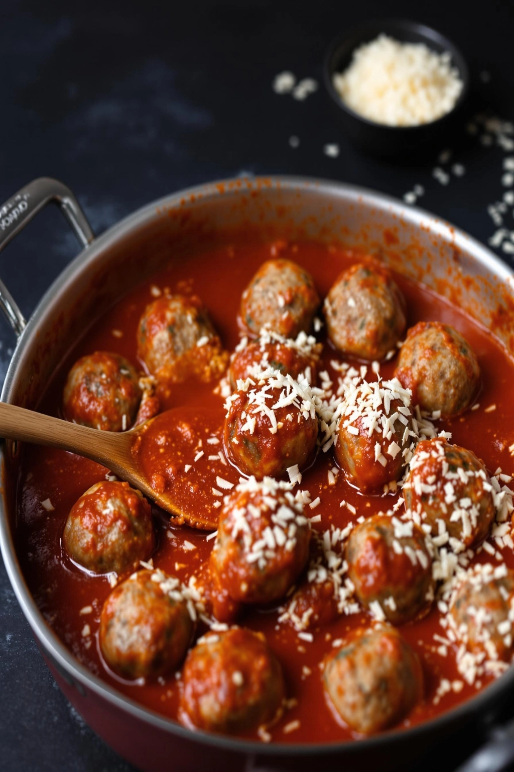 Cajun Spiced Turkey Meatballs with Creole Tomato Sauce