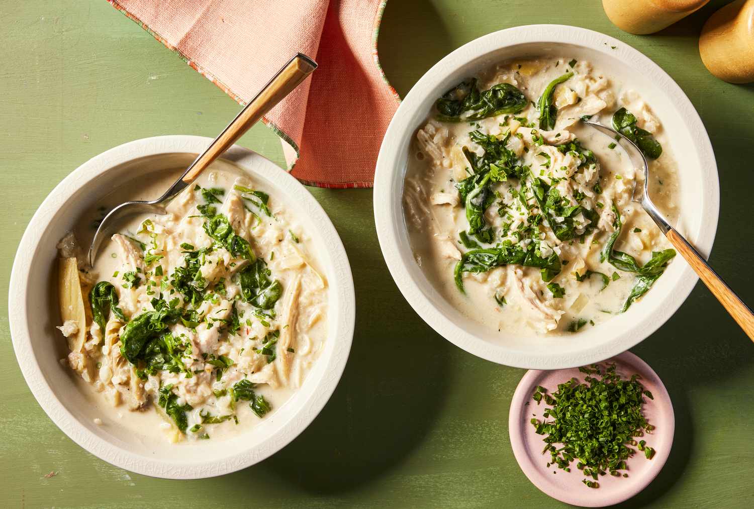 Slow Cooker Creamed Spinach and Artichoke Soup