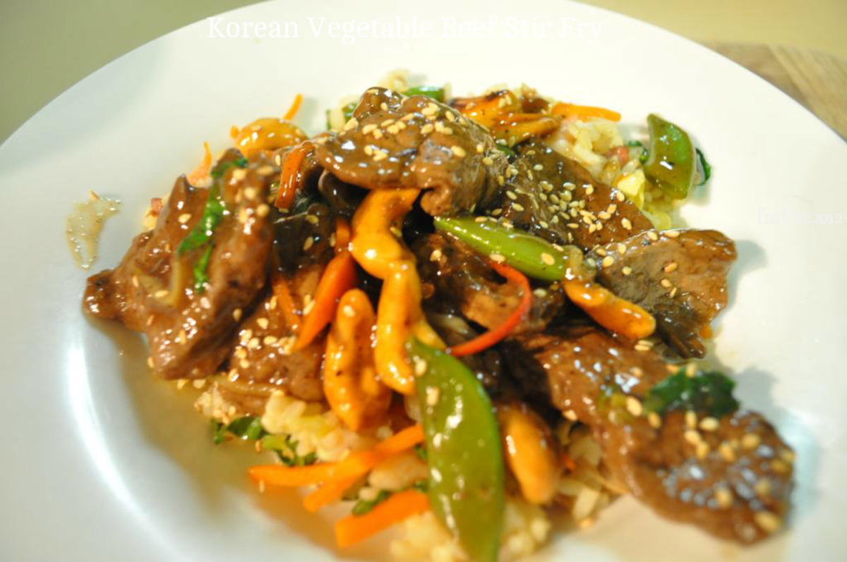 Spicy Korean-Style Beef and Vegetable Stir-Fry