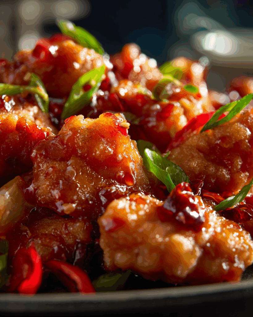 Spicy Stir-Fried Chicken with Chili Garlic Sauce
