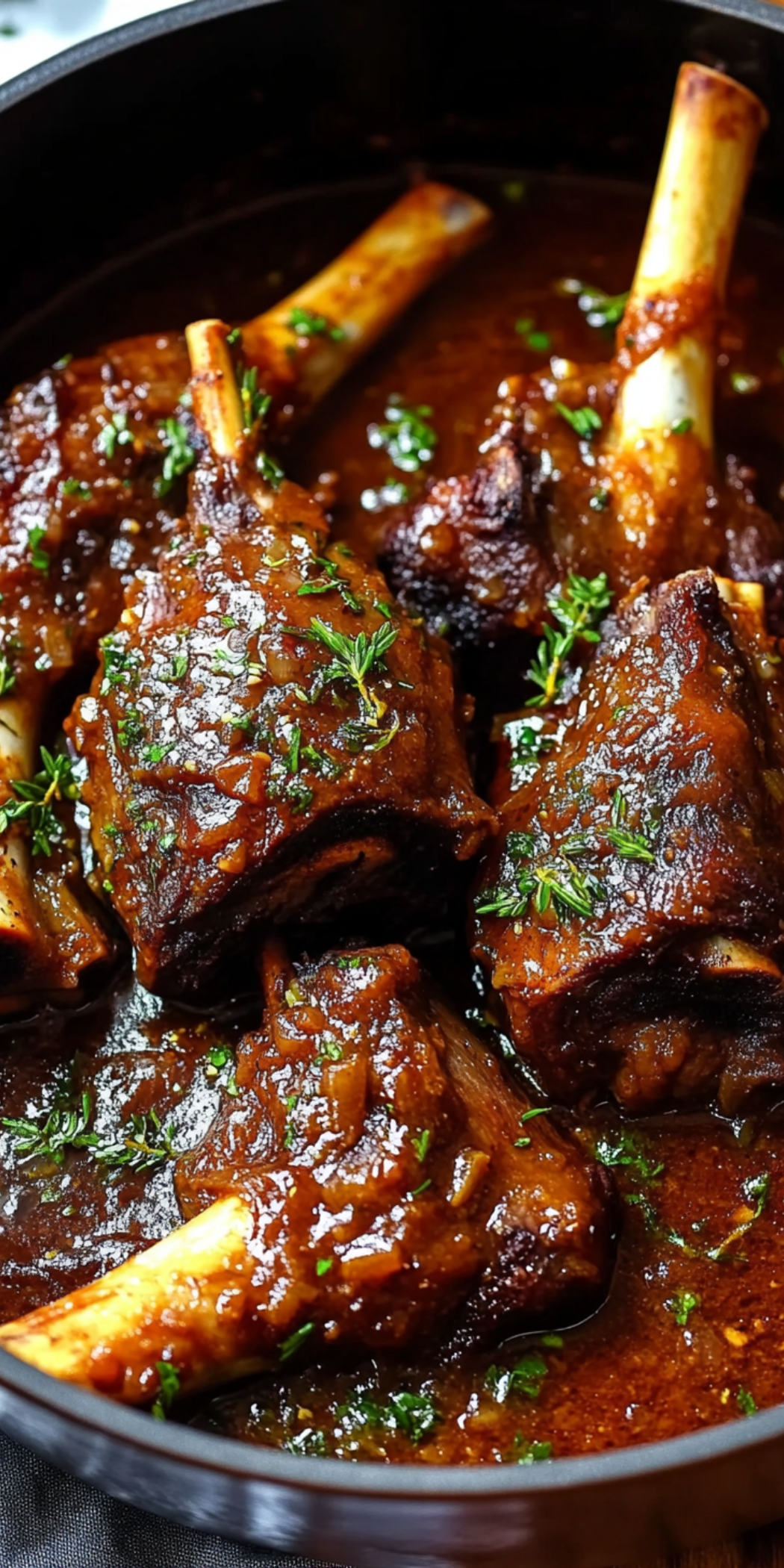 Slow-Cooked Lamb Shanks with Wattleseed and Bush Tomato