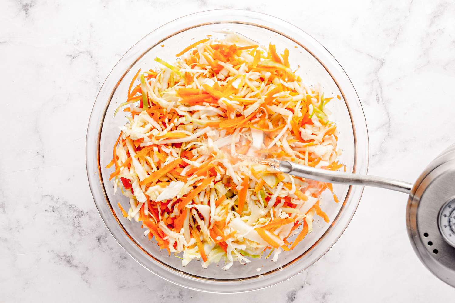 Pickled Cabbage Curtido with Carrots and Oregano