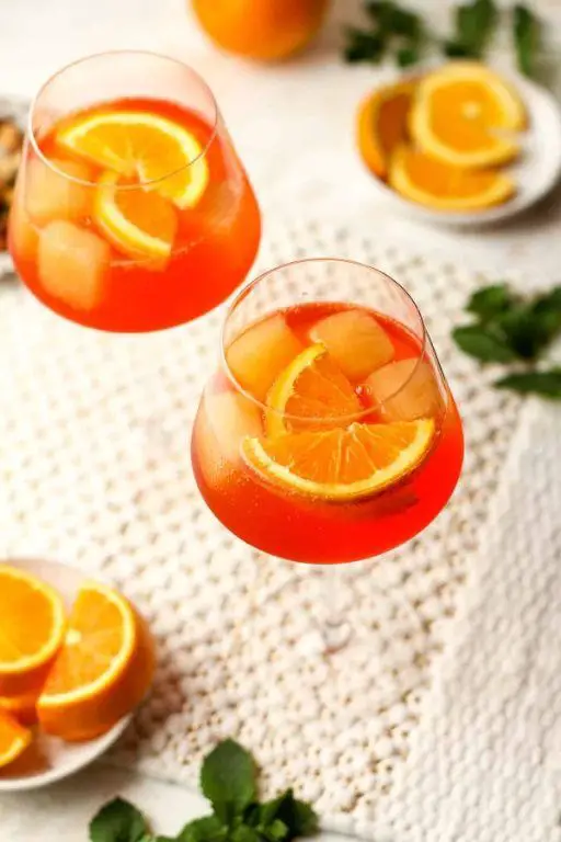 Orange-Lime Aperol Spritz with Fresh Citrus Twist