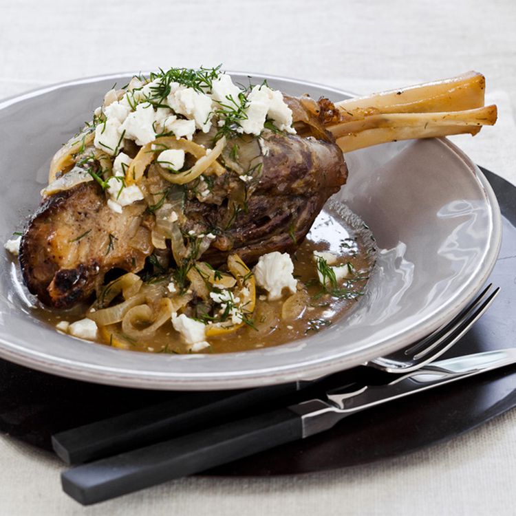 Slow-Cooked Lamb Shank with Macadamia and Lemon Myrtle