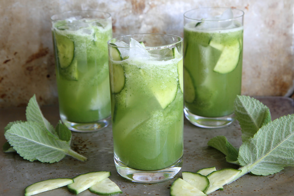 Gin-Infused Cucumber Mint Cooler