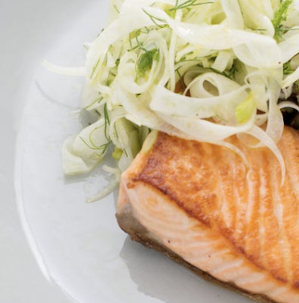Pan-Roasted Regional Fish with Citrus and Fennel Salad