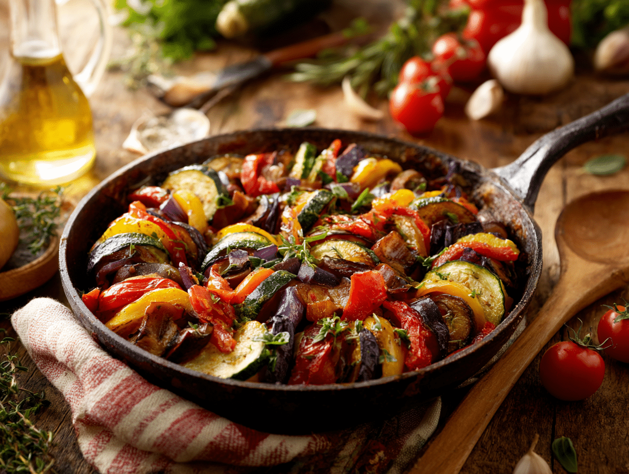 French-Style Ratatouille with Herbes de Provence