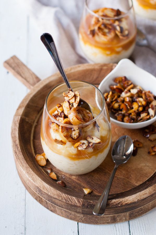 Cinnamon-Spiced Rice Pudding with Toasted Almonds