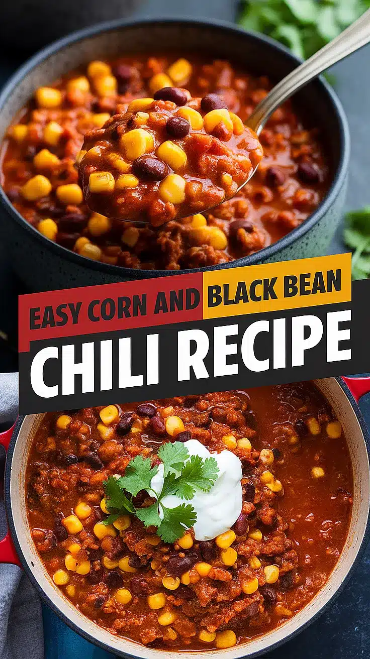 Spicy Twitch Streamer Chili with Black Beans and Corn