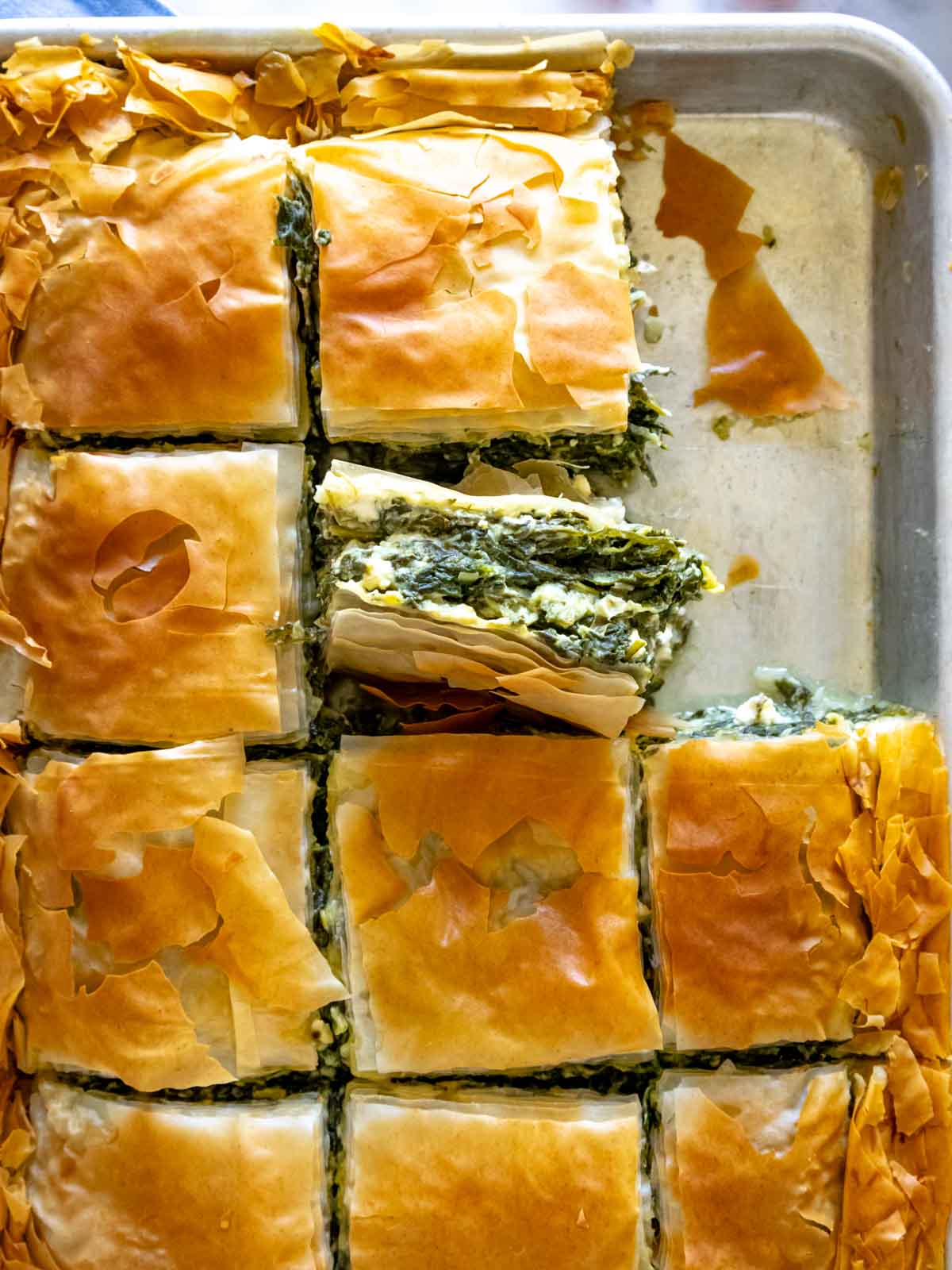 Spanakopita-Inspired Spinach and Feta Pie with Phyllo