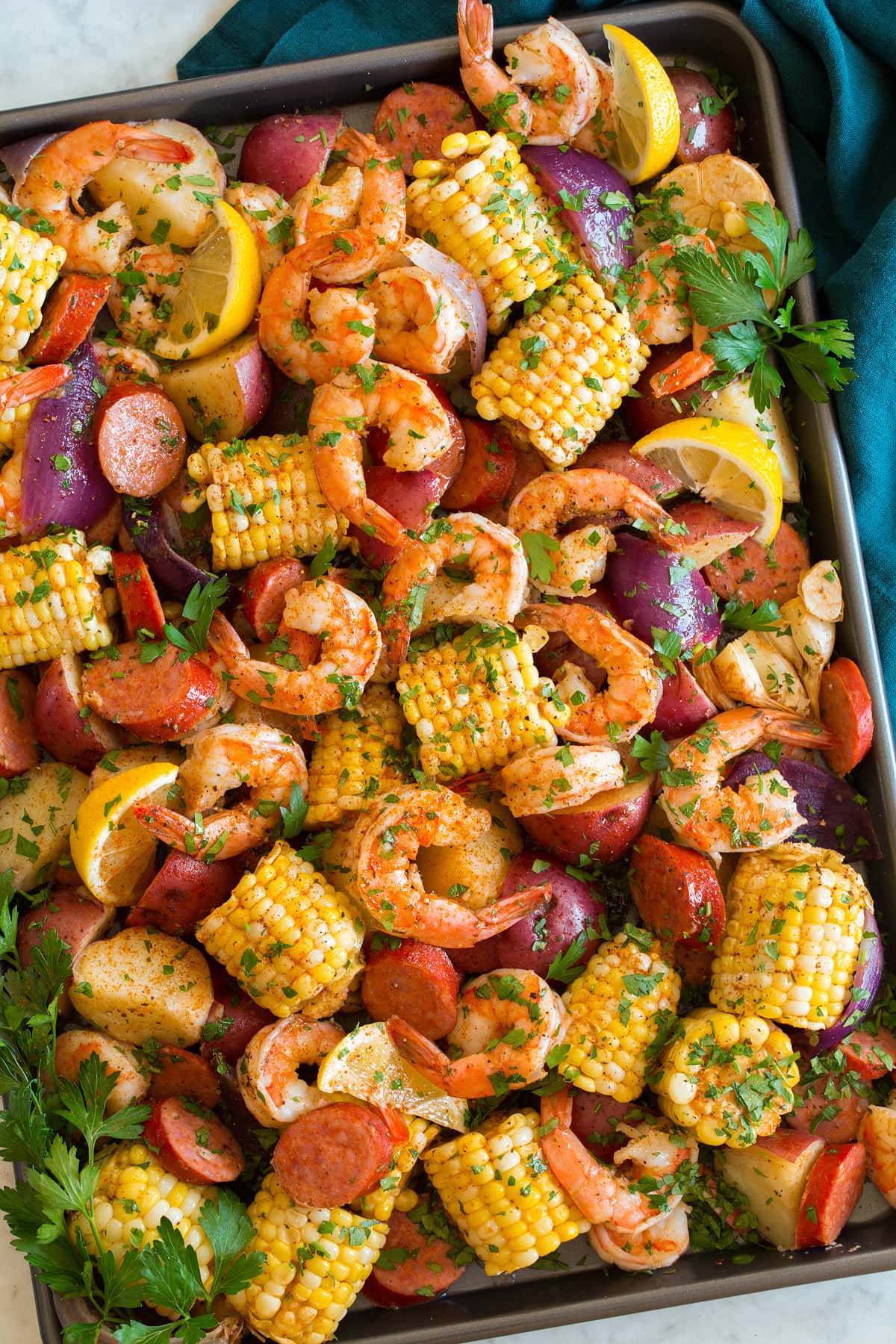 South Carolina Coastal Shrimp Boil with Cajun-Spiced Corn and Potatoes