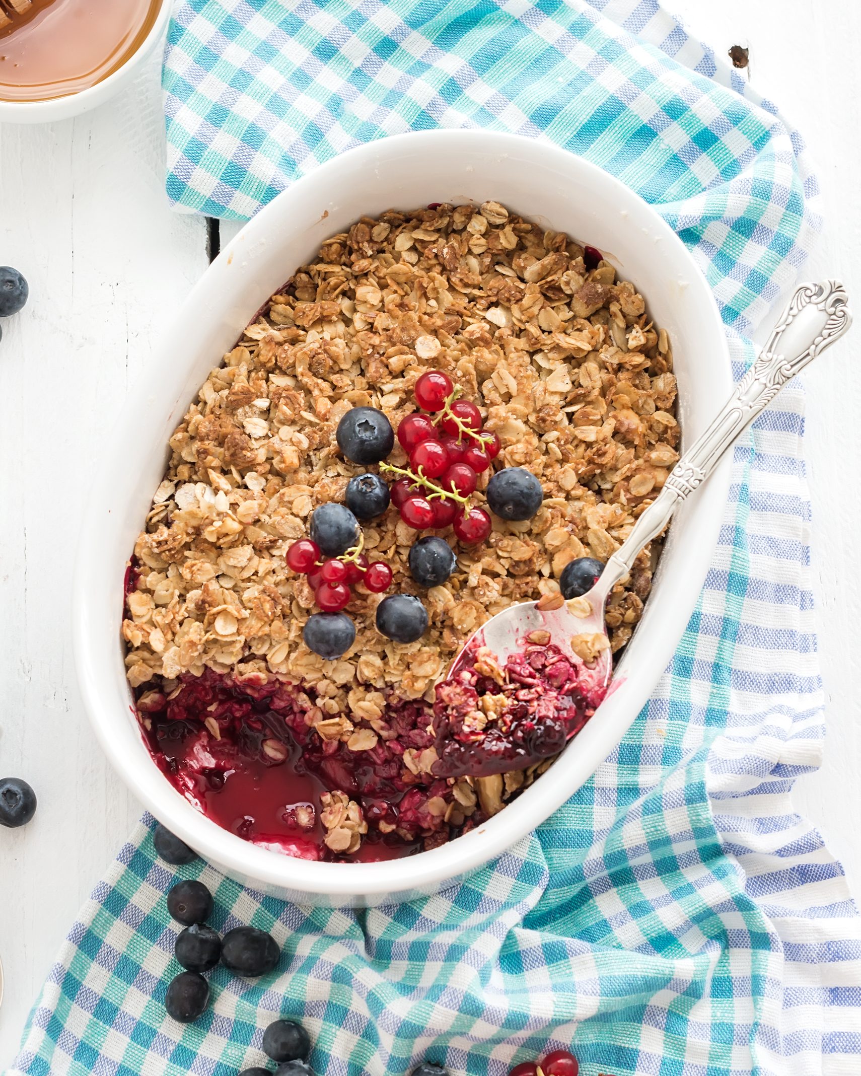 Synced Berry & Almond Crumble