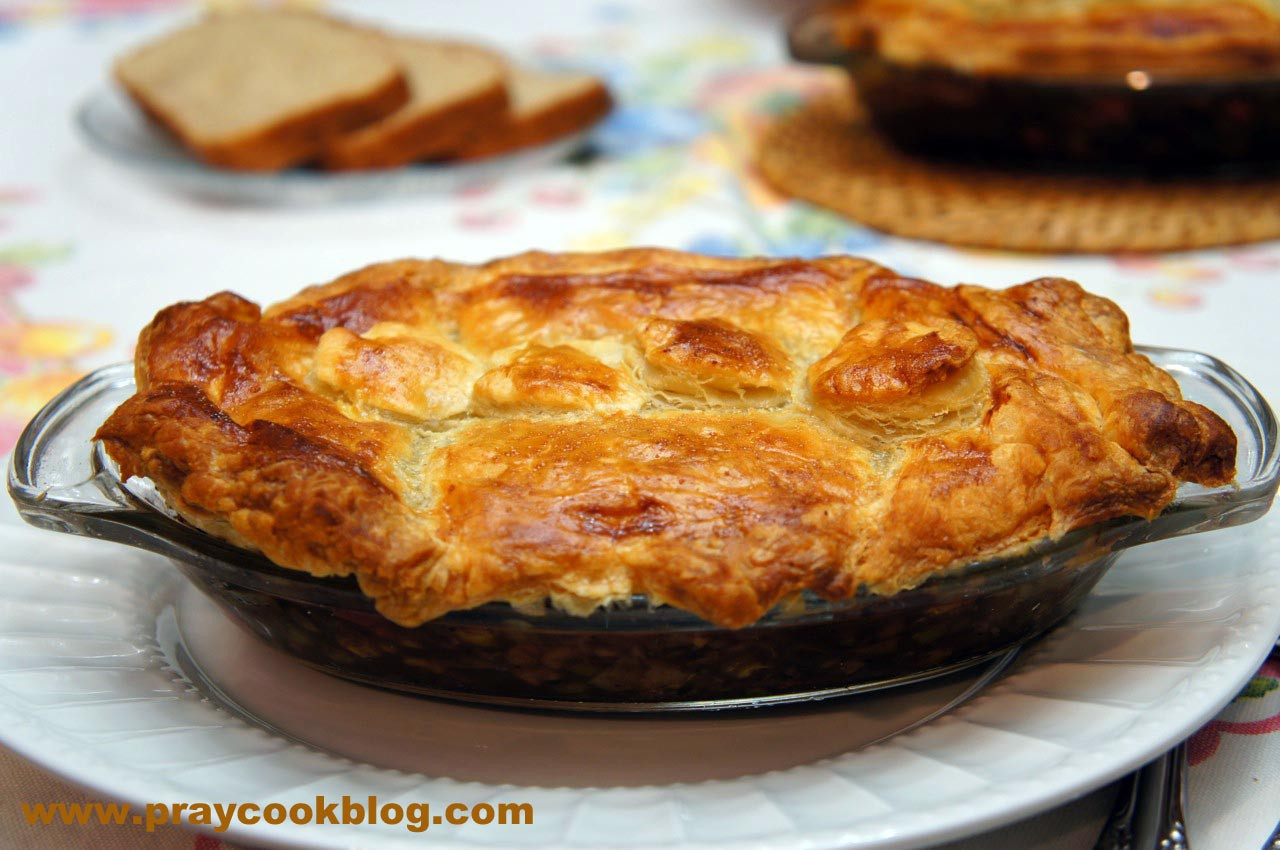Beef and Wattleseed Pie with Golden Puff Pastry