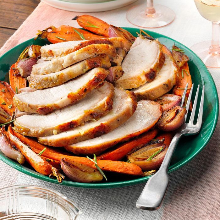 Slow-Roasted Pork Shoulder with Spiced Apple-Maple Glaze