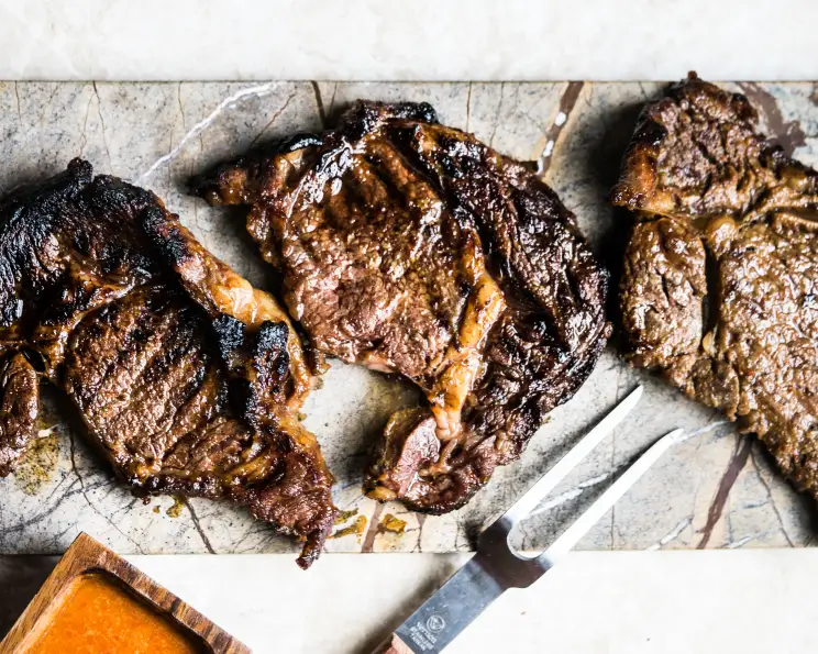 Grilled Mesquite-Smoked Texas Beef Ribeye