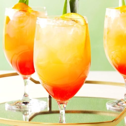 Citrus-Spiced Rum Punch with Pineapple and Ginger