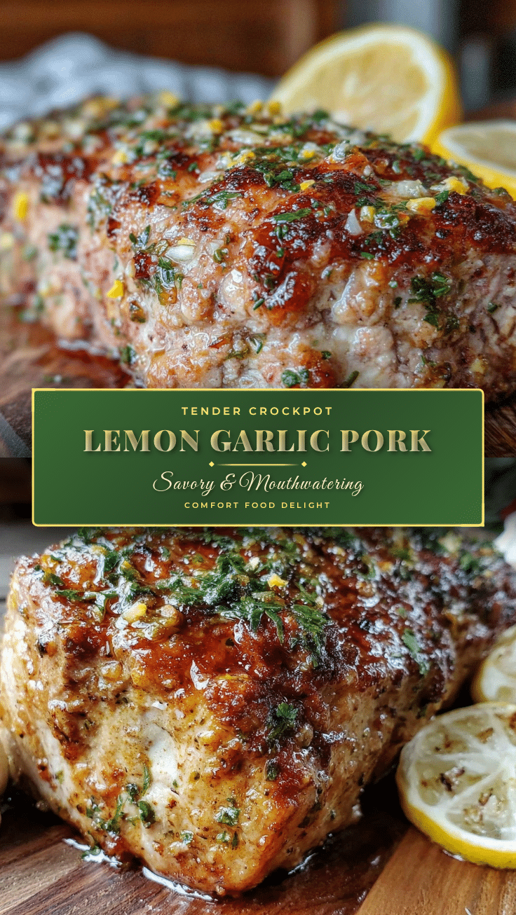 Oven-Roasted Lemon and Garlic Pork Tenderloin