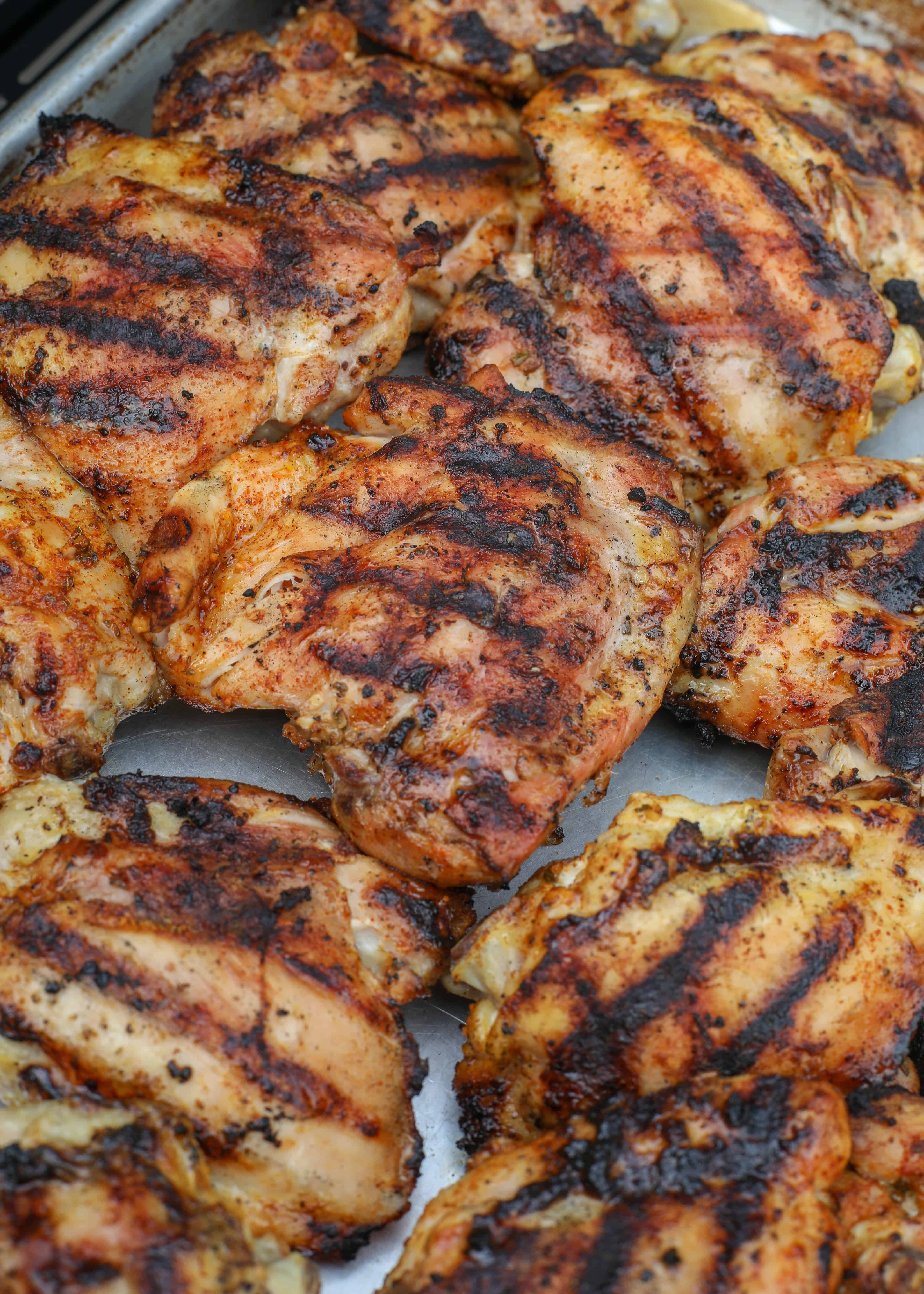 Charcoal-Grilled Chipotle Lime Chicken Thighs
