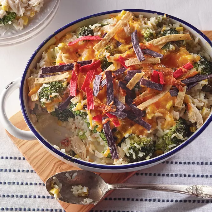 One-Pan Chicken and Rice Casserole