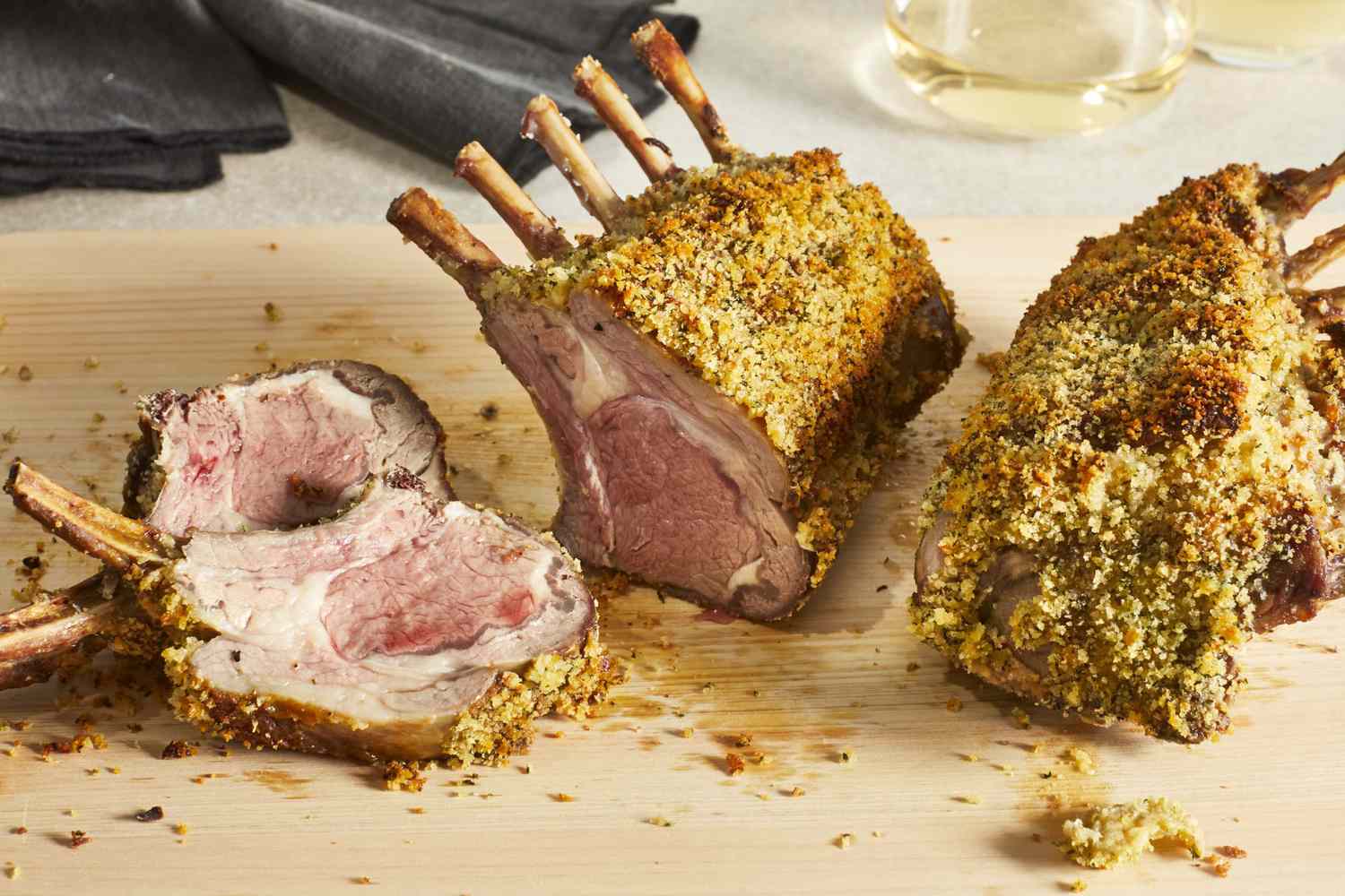 Herb-Crusted Lamb with Regional Olive Tapenade