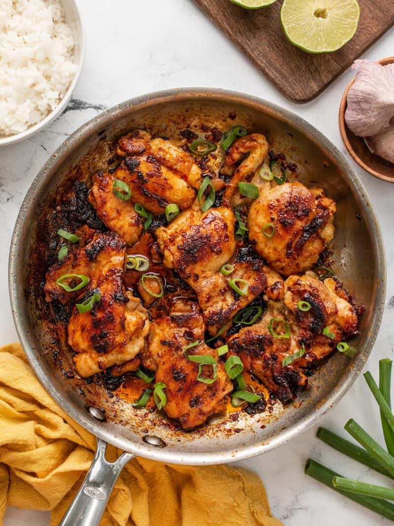 Chipotle Honey-Glazed Grilled Chicken Thighs