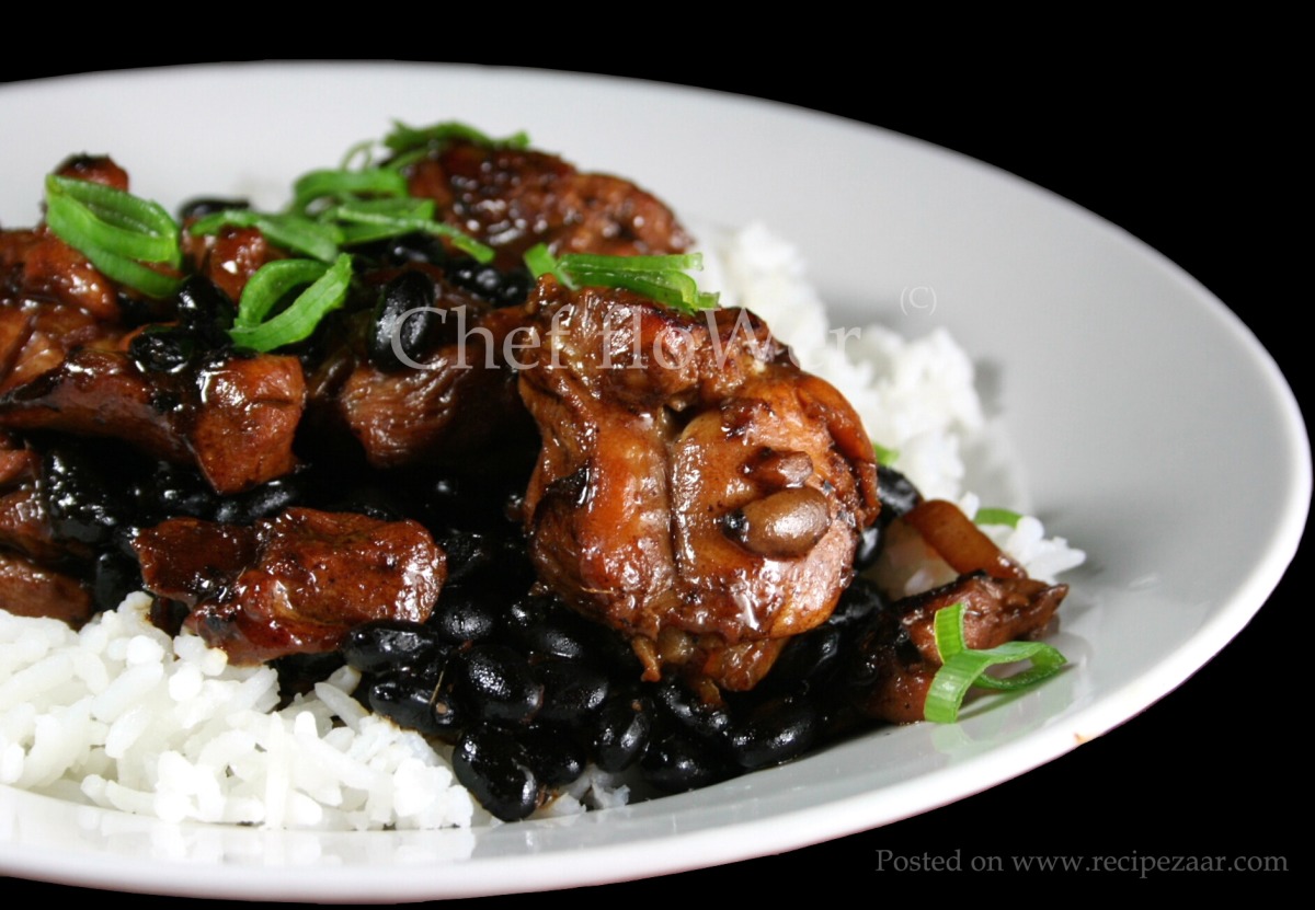 Stir-Fried Chicken with Black Bean Sauce and Bell Peppers