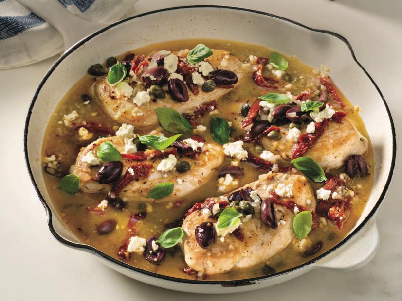 Pan-Seared Chicken Breast with Mediterranean Olive Tapenade