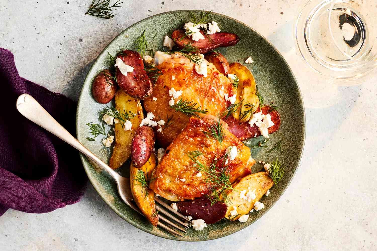 Pan-Seared Mediterranean Chicken Thighs with Lemon and Oregano