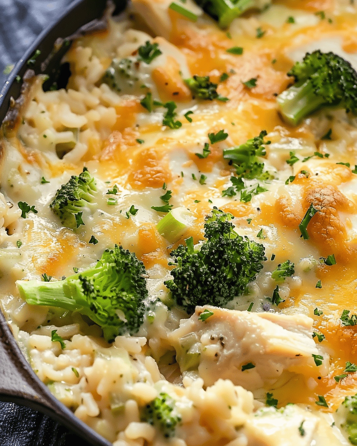 One-Pan Cheesy Chicken and Broccoli Bake