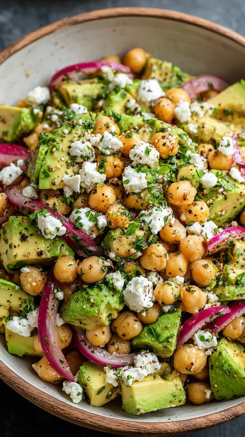 Oven-Roasted Mediterranean Vegetable and Chickpea Salad