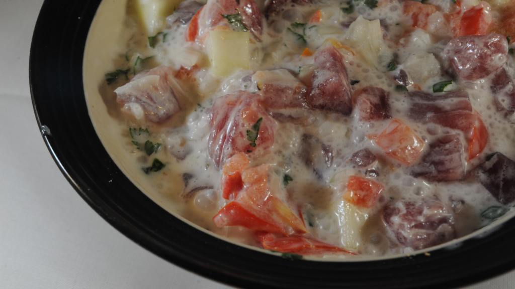 Samoan-Inspired Coconut Fish Stew with Taro