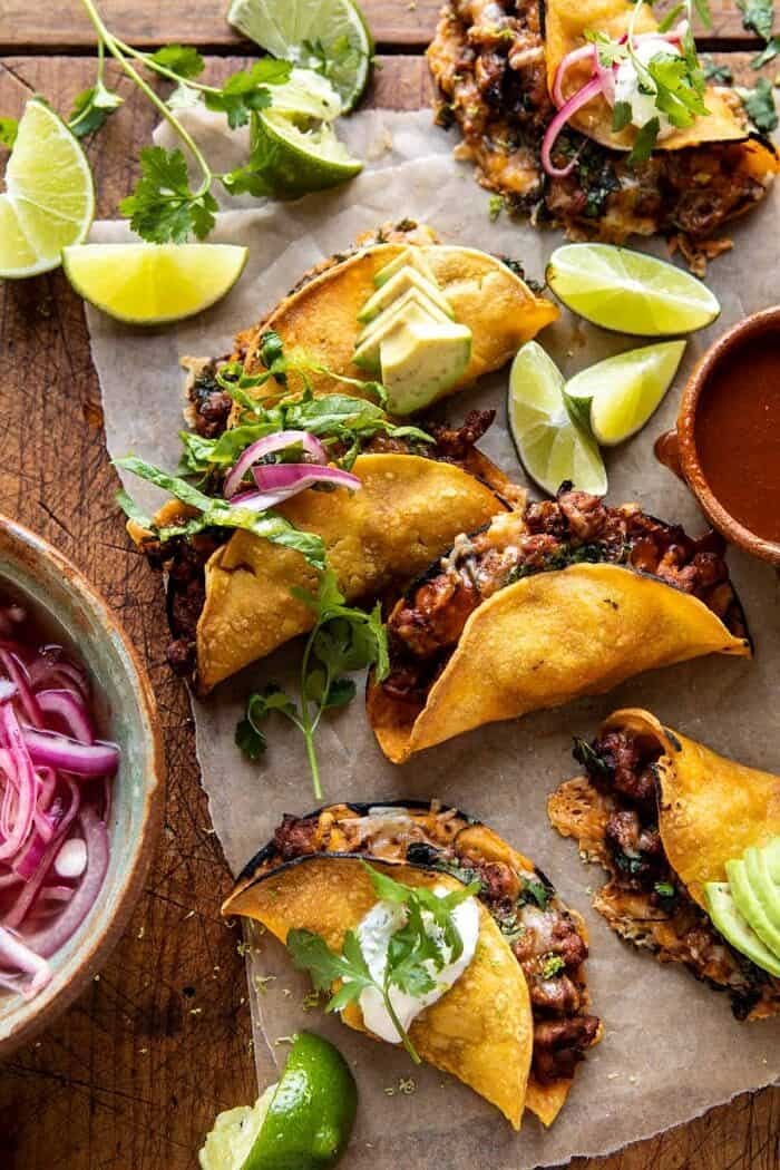 Grilled Chipotle-Lime Chicken Tacos with Mango Salsa