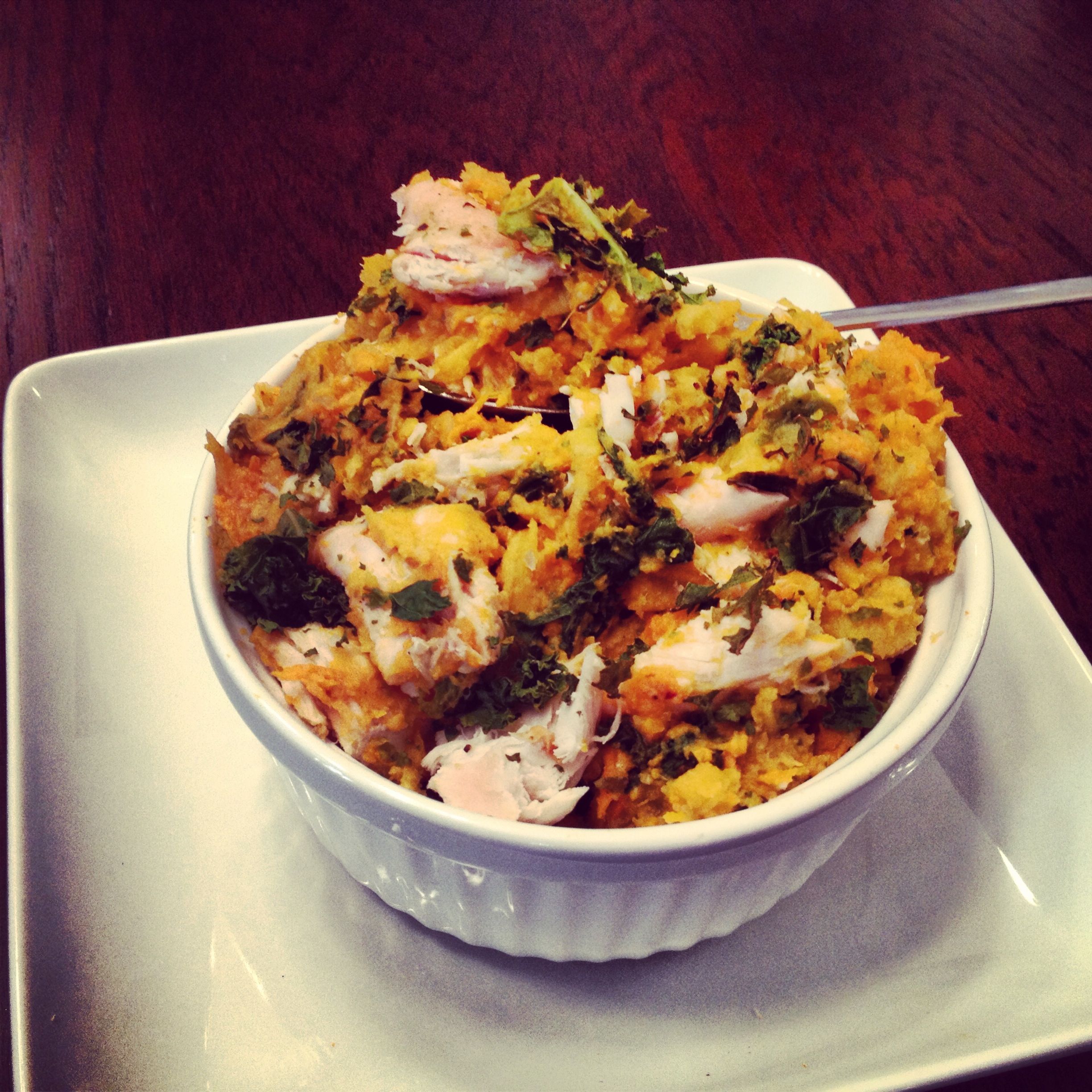 Bid for Flavor: Smoked Paprika Chicken & Sweet Potato Mash