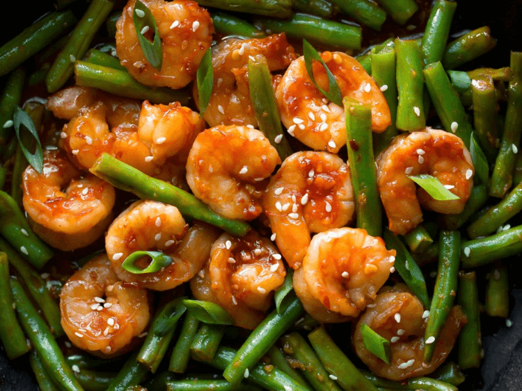 Stir-Fried Garlic Shrimp with Green Beans