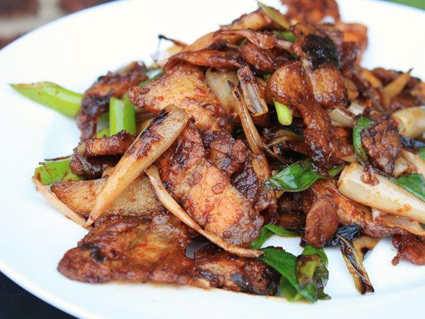 Sichuan-Style Twice-Cooked Pork with Chili and Garlic