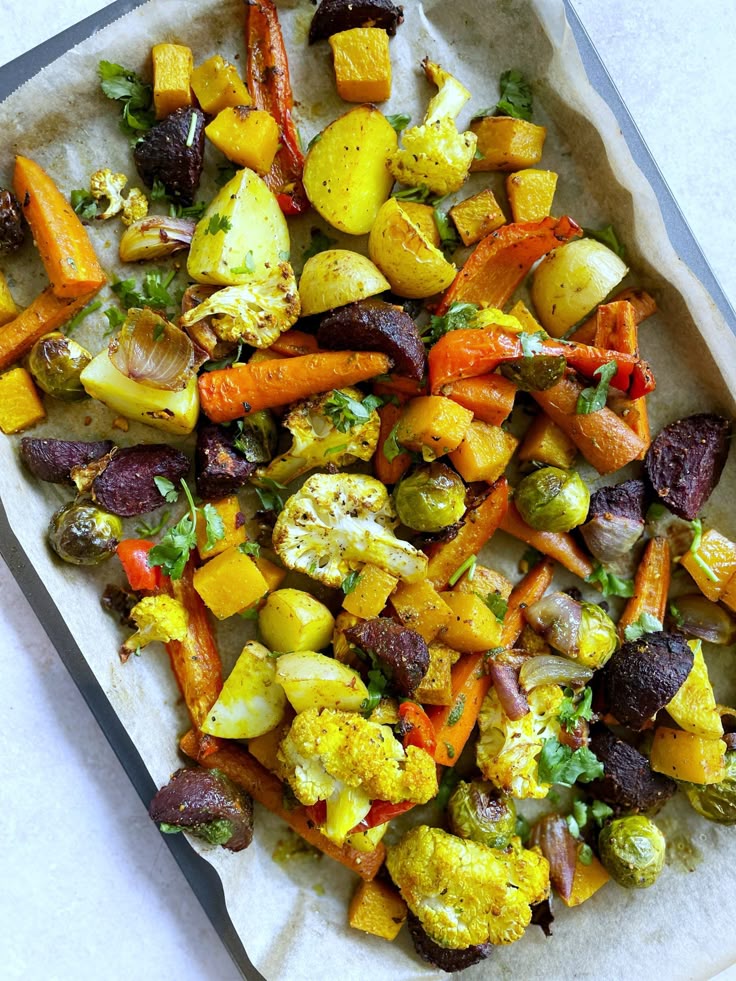 Solar Spice Roasted Vegetables