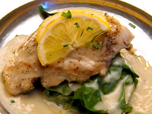 Pan-Seared Lake Michigan Whitefish with Charred Lemon Beurre Blanc