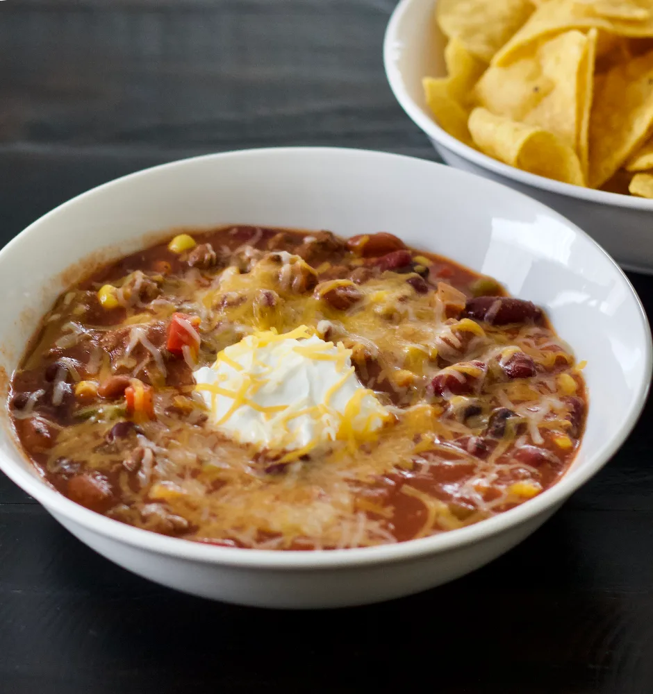 Game Day Spiced Chili with Michigan Beans and Beef