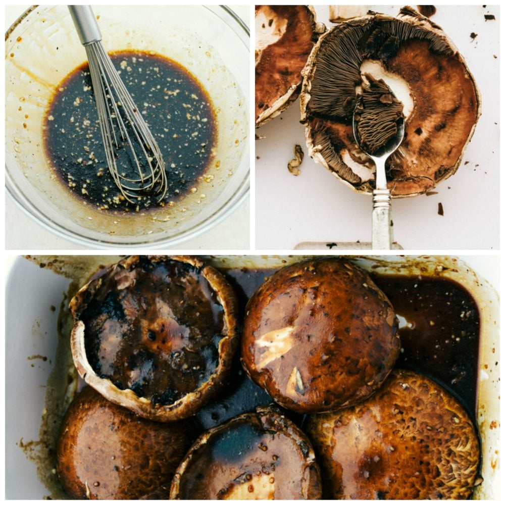 Charcoal-Grilled Portobello Mushrooms with Balsamic Glaze and Garlic
