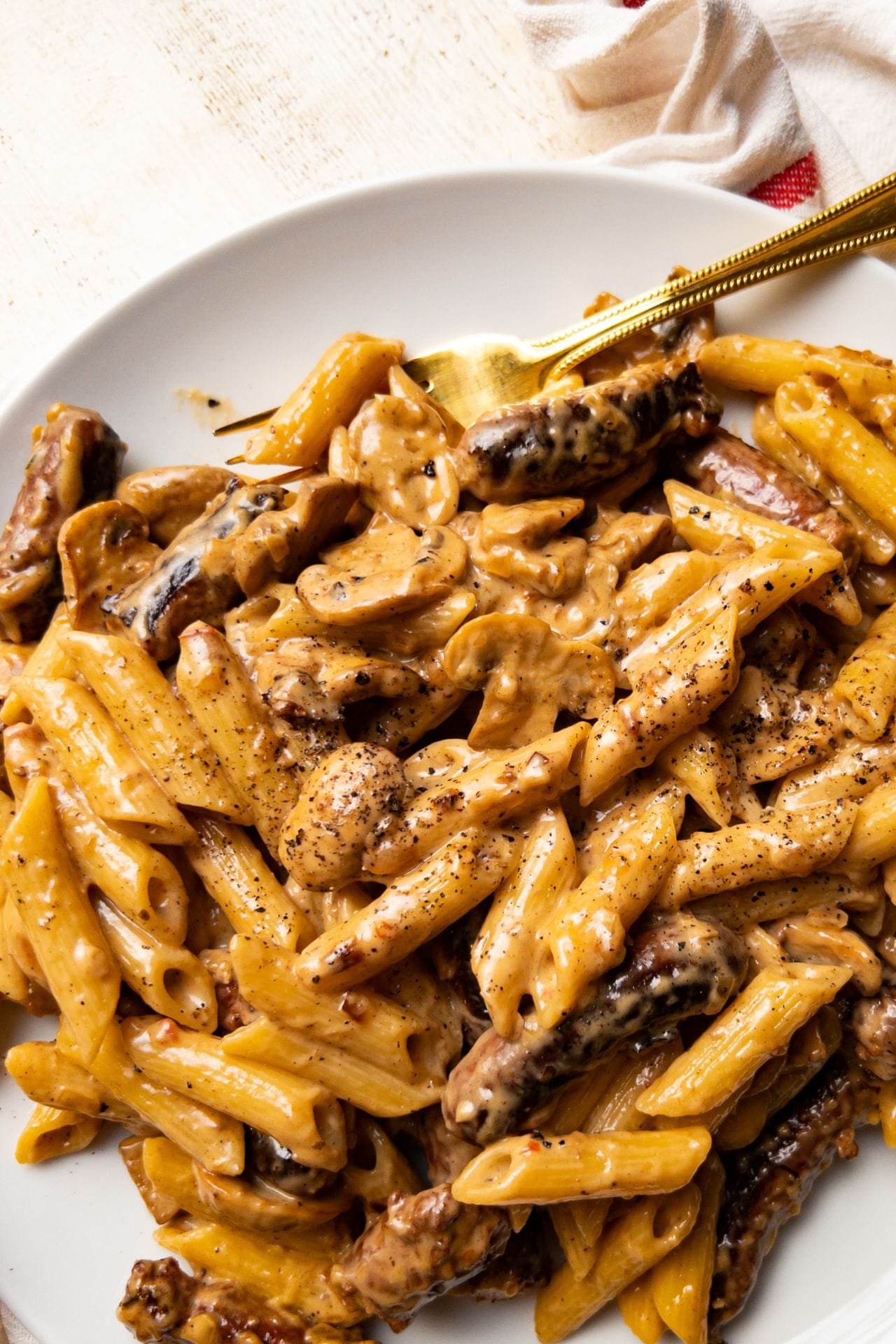 Mushroom & Sage Creamy Pasta