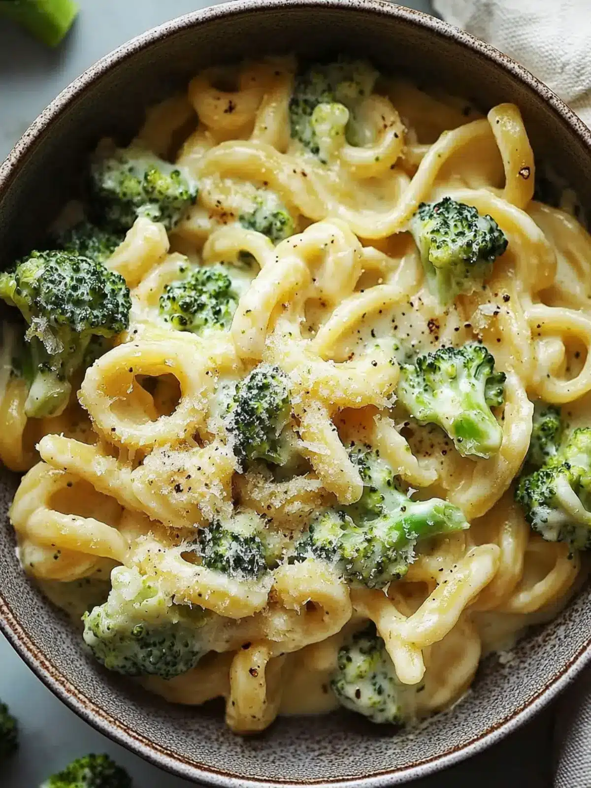 One-Pan Creamy Broccoli Pasta Bake