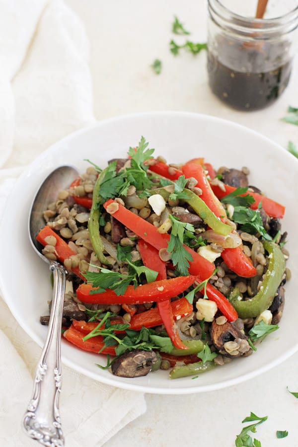 Superlative Lentil & Roasted Vegetable Salad