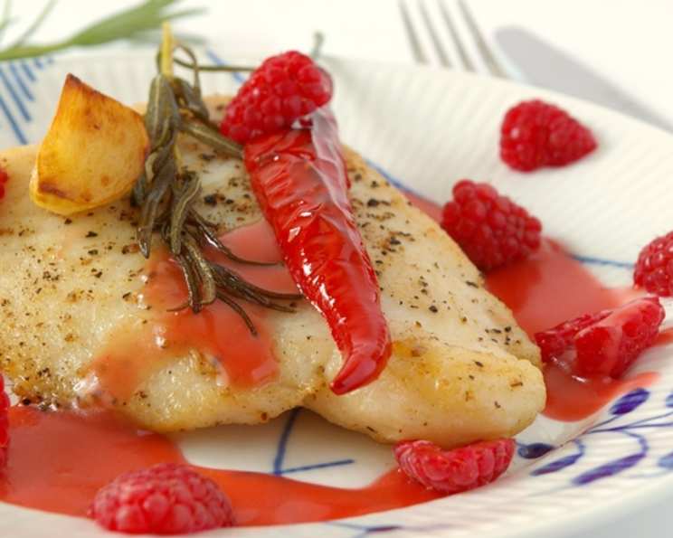 Pan-Seared Whitefish with Michigan Cherry Glaze