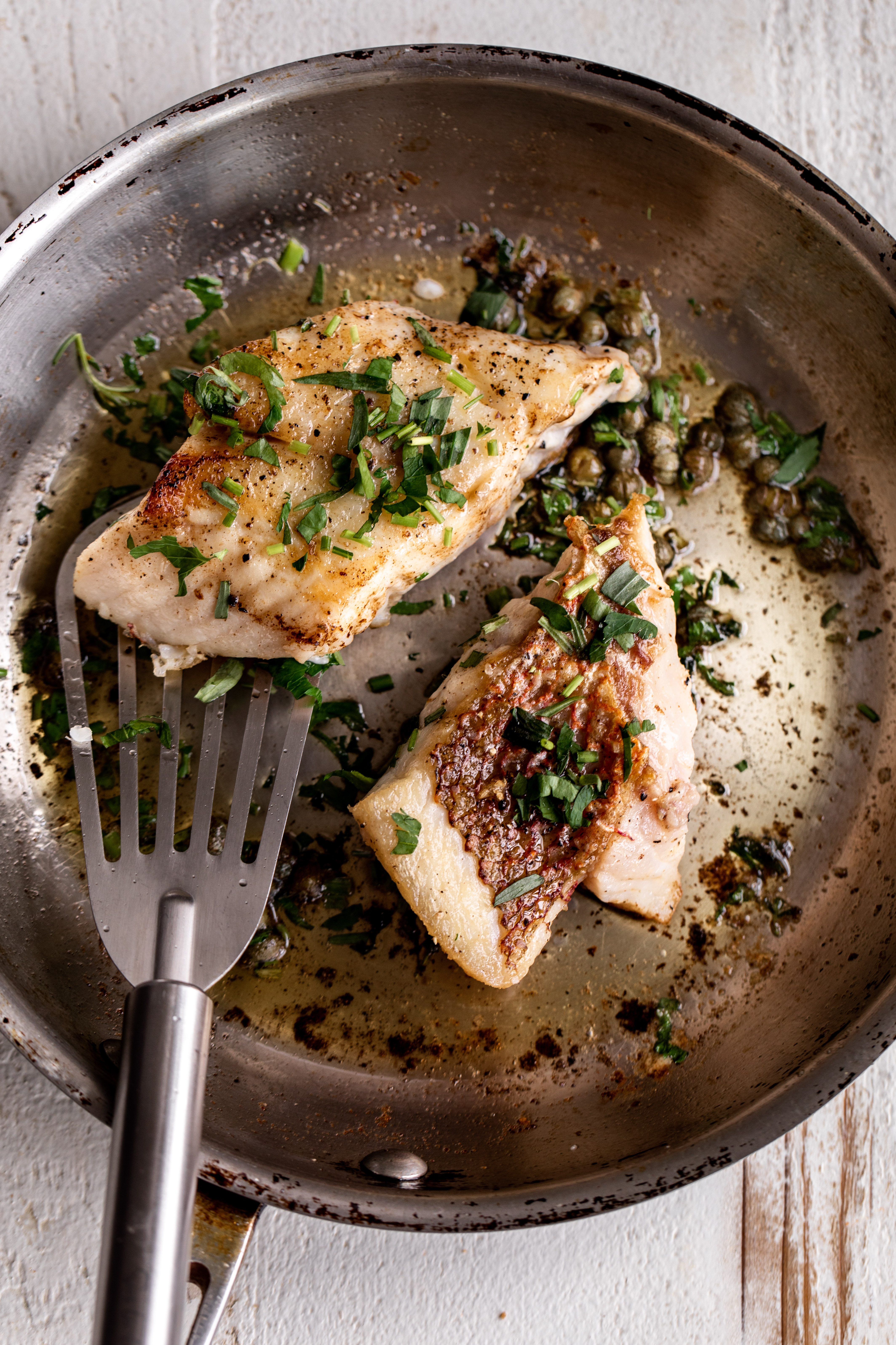 Pan-Seared Lake Michigan Whitefish with Maple-Dijon Glaze