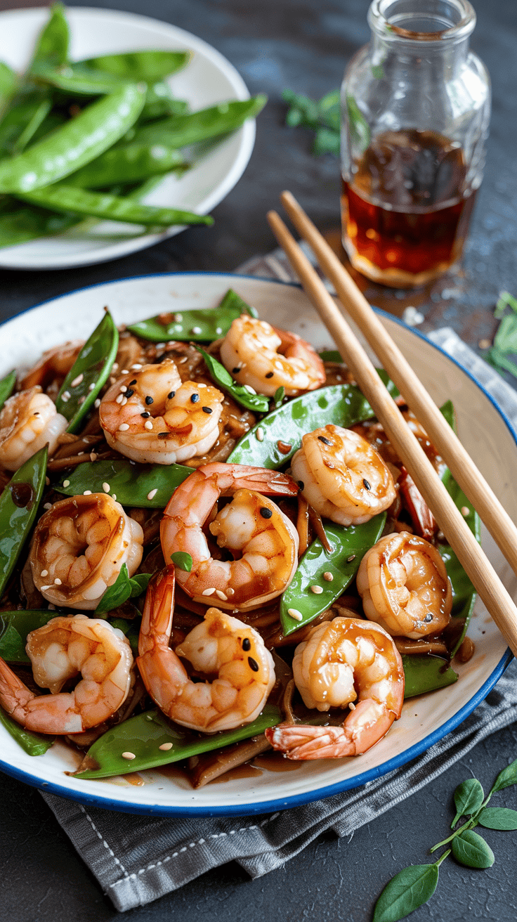 Vietnamese Lemongrass and Ginger Shrimp Stir-Fry