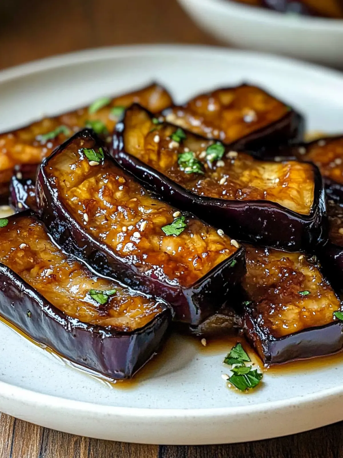 Japanese Miso-Glazed Eggplant