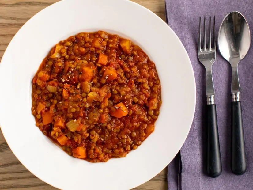 Half-Hour Spiced Lentil and Tomato Stew